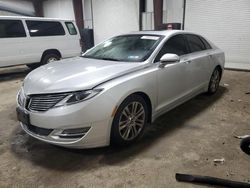 Salvage cars for sale at West Mifflin, PA auction: 2015 Lincoln MKZ