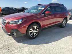 Salvage cars for sale from Copart Arcadia, FL: 2018 Subaru Outback 2.5I Limited