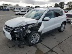 Salvage cars for sale at Sacramento, CA auction: 2016 Volkswagen Tiguan S