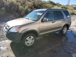 Salvage cars for sale at Reno, NV auction: 2004 Honda CR-V EX