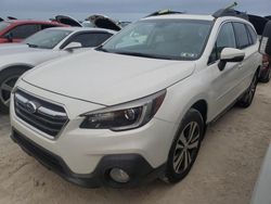 Flood-damaged cars for sale at auction: 2018 Subaru Outback 2.5I Limited