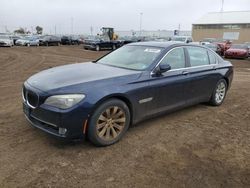 Salvage cars for sale at auction: 2011 BMW 750 LI