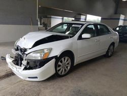 Honda salvage cars for sale: 2007 Honda Accord EX