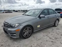 Salvage vehicles for parts for sale at auction: 2014 Mercedes-Benz C 300 4matic