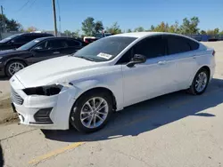 Salvage cars for sale at Pekin, IL auction: 2020 Ford Fusion SE