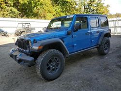 Salvage cars for sale at Center Rutland, VT auction: 2024 Jeep Wrangler 4XE