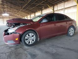 Salvage cars for sale at auction: 2013 Chevrolet Cruze LS