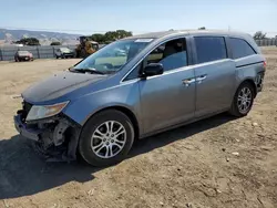 Salvage cars for sale at San Martin, CA auction: 2011 Honda Odyssey EX