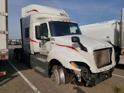 Salvage trucks for sale at Woodhaven, MI auction: 2018 International LT625