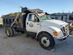 Salvage trucks for sale at Madisonville, TN auction: 2015 Ford F750 Super Duty