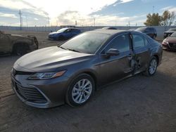 Salvage cars for sale at Greenwood, NE auction: 2022 Toyota Camry LE