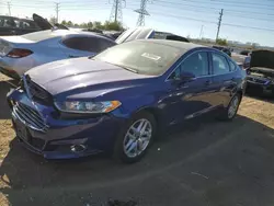 Salvage cars for sale at Elgin, IL auction: 2015 Ford Fusion SE