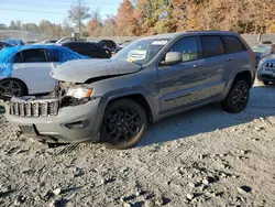 Salvage cars for sale at Waldorf, MD auction: 2021 Jeep Grand Cherokee Laredo