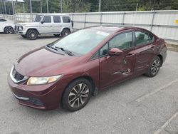 Salvage cars for sale at Savannah, GA auction: 2015 Honda Civic EX