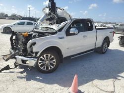 Salvage cars for sale from Copart Arcadia, FL: 2015 Ford F150 Super Cab