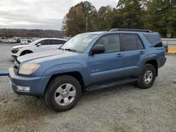 Salvage cars for sale from Copart Concord, NC: 2004 Toyota 4runner SR5