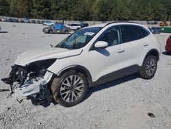 Salvage cars for sale at Gainesville, GA auction: 2022 Ford Escape Titanium