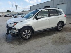 Salvage cars for sale at Jacksonville, FL auction: 2017 Subaru Forester 2.5I Premium