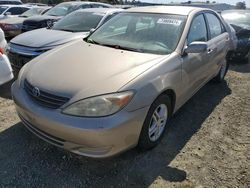 Toyota salvage cars for sale: 2003 Toyota Camry LE