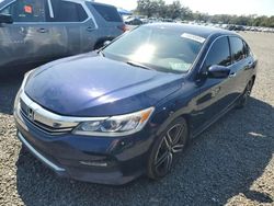 Salvage cars for sale from Copart Midway, FL: 2016 Honda Accord Sport