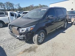 KIA salvage cars for sale: 2018 KIA Sedona LX