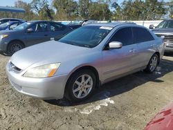 Flood-damaged cars for sale at auction: 2004 Honda Accord EX