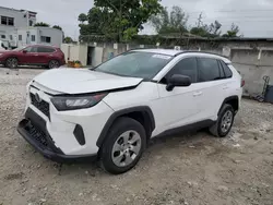 Salvage cars for sale at Opa Locka, FL auction: 2021 Toyota Rav4 LE