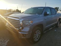 Salvage cars for sale at Riverview, FL auction: 2014 Toyota Tundra Crewmax Limited