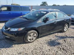 Salvage cars for sale at Franklin, WI auction: 2013 Honda Civic LX