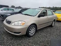 Salvage cars for sale at Riverview, FL auction: 2007 Toyota Corolla CE