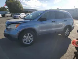 Salvage cars for sale from Copart Martinez, CA: 2007 Honda CR-V EX