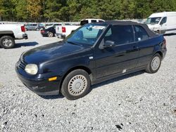 Salvage cars for sale at Gainesville, GA auction: 2002 Volkswagen Cabrio GLS