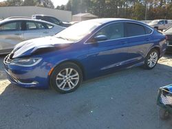 Chrysler salvage cars for sale: 2015 Chrysler 200 Limited