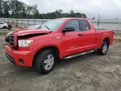 Salvage trucks for sale at Spartanburg, SC auction: 2010 Toyota Tundra Double Cab SR5