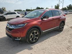 Salvage cars for sale at Oklahoma City, OK auction: 2019 Honda CR-V Touring