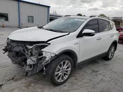 Salvage cars for sale at Tulsa, OK auction: 2016 Toyota Rav4 HV Limited