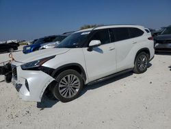 Salvage cars for sale at Taylor, TX auction: 2020 Toyota Highlander Platinum