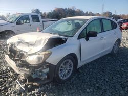 Salvage cars for sale at Mebane, NC auction: 2016 Subaru Impreza