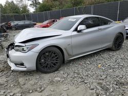 Salvage cars for sale at Waldorf, MD auction: 2018 Infiniti Q60 Luxe 300