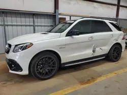 Mercedes-Benz salvage cars for sale: 2018 Mercedes-Benz GLE 63 AMG-S 4matic