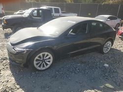 Salvage cars for sale at Waldorf, MD auction: 2022 Tesla Model 3