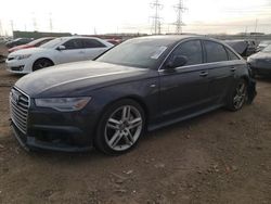 Salvage cars for sale at Elgin, IL auction: 2017 Audi A6 Premium