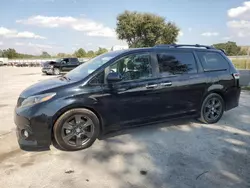 Toyota Sienna se salvage cars for sale: 2017 Toyota Sienna SE