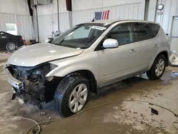 Salvage cars for sale at Franklin, WI auction: 2006 Nissan Murano SL