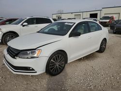 Salvage cars for sale at Kansas City, KS auction: 2016 Volkswagen Jetta Sport