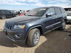 Jeep salvage cars for sale: 2015 Jeep Grand Cherokee Limited