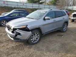 Salvage cars for sale at Davison, MI auction: 2017 Jeep Cherokee Limited