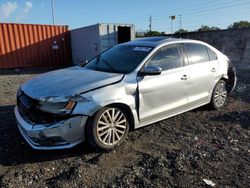 Salvage cars for sale at Homestead, FL auction: 2015 Volkswagen Jetta SE