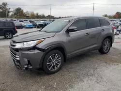 Toyota salvage cars for sale: 2018 Toyota Highlander SE