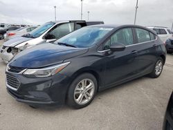 Salvage cars for sale at Riverview, FL auction: 2018 Chevrolet Cruze LT